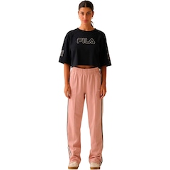 Cropped Fila Over Outline Union 1911 Feminino - Foto 4
