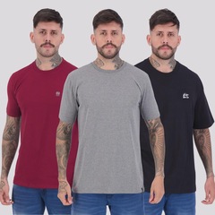 Kit 03 Camisetas Nicoboco Masculina - Foto 1