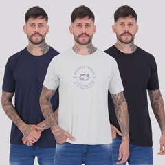 Kit 03 Camisetas Nicoboco Masculina - Foto 1