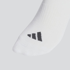 Kit 3 Pares de Meia Adidas 3 Stripes ESS Mid Unissex - Foto 3