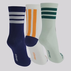 Kit  3 Pares de Meia Adidas LK DY ZOO Infantil - Foto 2