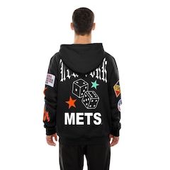 Blusão de Moletom New Era Canguru Fechado New York Mets MLB Masculino - Foto 2