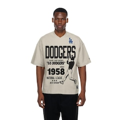 Camiseta New Era Oversize Los Angeles Dodgers MLB Masculina - Foto 1