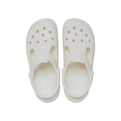 Sandália Unissex Crocs Classic Y Jane Clog T Chalk - Foto 5