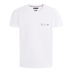 Camiseta Tommy Hilfiger Small Crest Outline Masculina - Foto 1