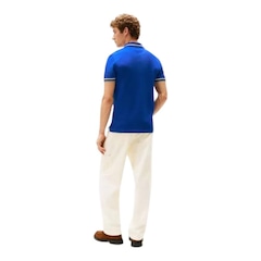 Camisa Polo Tommy Hilfiger Cuff Interest Slim Fit Masculina - Foto 2