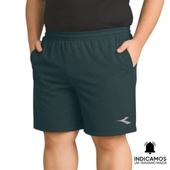 Short Diadora Small Logo Sidney II Plus Size Masculino - Foto 1