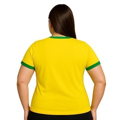 Camiseta Diadora Brasil Small Logo Plus Size Feminina - Foto 2
