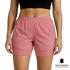 Short Duplo Diadora Small Logo Feminino - Foto 1