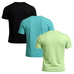 Kit 3 Camisetas Diadora Small Logo Masculina - Foto 2