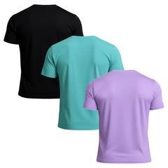 Kit 3 Camisetas Diadora Small Logo Masculina - Foto 2