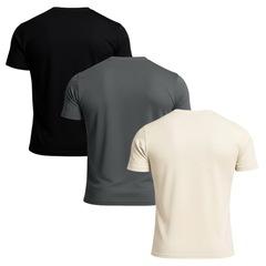 Kit 3 Camisetas Diadora Small Logo Masculina - Foto 2