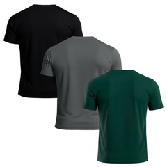 Kit 3 Camisetas Diadora Small Logo Masculina - Foto 2