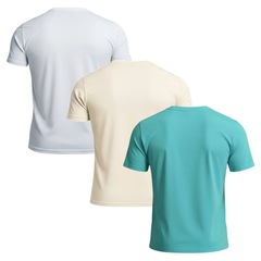 Kit 3 Camisetas Diadora Small Logo Masculina - Foto 2