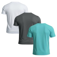 Kit 3 Camisetas Diadora Small Logo Masculina - Foto 2