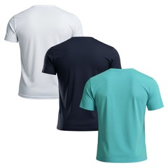 Kit 3 Camisetas Diadora Small Logo Masculina - Foto 2