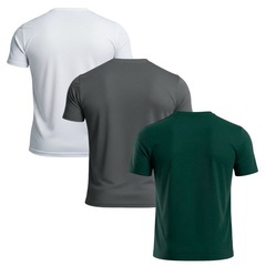 Kit 3 Camisetas Diadora Small Logo Masculina - Foto 2