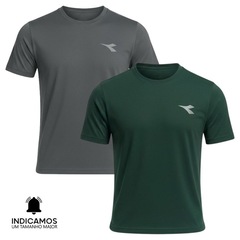 Kit 2 Camisetas Diadora Small Logo Masculina - Foto 1