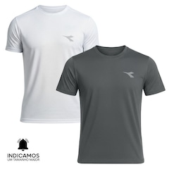 Kit 2 Camisetas Diadora Small Logo Masculina - Foto 1
