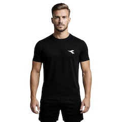 Camiseta Térmica Diadora Manga Curta Small Logo Masculina - Foto 1