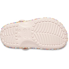 Sandália Unissex Crocs Classic Beaded Band Clog K Quartz - Foto 6