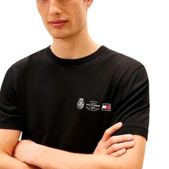 Camiseta Tommy Hilfiger Small Crest Outline Masculina - Foto 5