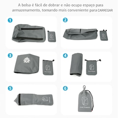 Mochila Gold Sports Dobrável Portátil Premium 20 litros - Foto 6