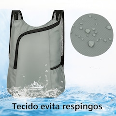 Mochila Gold Sports Dobrável Portátil Premium 20 litros - Foto 8