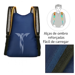 Mochila Gold Sports Dobrável Portátil Premium 20 litros - Foto 3