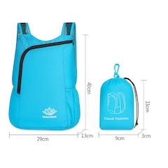 Mochila Gold Sports Dobrável Portátil Premium 20 litros - Foto 2