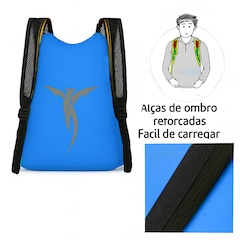 Mochila Gold Sports Dobrável Portátil Premium 20 litros - Foto 3