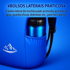 Mochila Gold Sports Dobrável Portátil Premium 20 litros - Foto 5