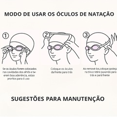 Óculos de Natação Gold Sports Race Line Premium High Definition 12.0 - Foto 8