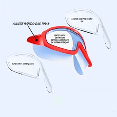 Máscara De Natação Gold Sports Vision Infanto - High Definition - Infantil - Foto 3