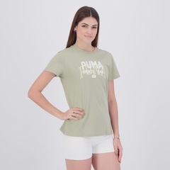 Camiseta PUMA Graphics Varsity Feminina - Foto 2