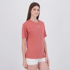 Camiseta PUMA ESS Relaxed Feminina Vermelha - Foto 2
