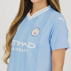 Camisa Manchester City I 24/25 PUMA Feminina - Foto 4