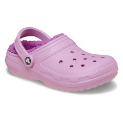 Sandália Unissex Crocs Classic Lined Clog Hydrangea - Foto 2