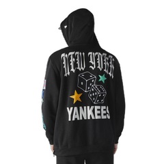 Blusão de Moletom New Era Canguru Fechado New York Yankees MLB Masculino - Foto 5