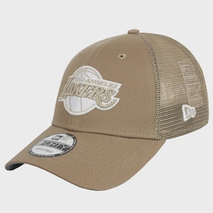 Boné New Era 9Forty NBA Los Angeles Lakers Khaki Unissex - Foto 1