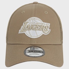 Boné New Era 9Forty NBA Los Angeles Lakers Khaki Unissex - Foto 2