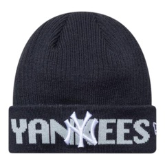 Gorro New Era New York Yankees Wordmark Beanie Adulto - Foto 1