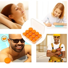 Protetor de Ouvido Gold Sports Moldável em Silicone Ultra Soft com 12 Unidades - Foto 6