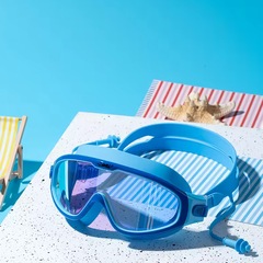 Máscara de Natação Gokd Sports Jr Block High Definition Polarizada 12.0 Infantil - Foto 2