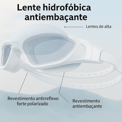 Óculos de Natação Gold Sports Crystal View 10.0 Hign Definition Adulto - Foto 4