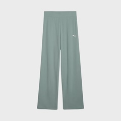 Calça Puma Ess Elevated Rib Straight Feminina - Foto 3