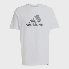 Camiseta adidas Estampada Logotipo Camo Masculina - Foto 4