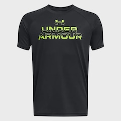 Camiseta Under Armour Tech Split Wordmark Infantil - Foto 1