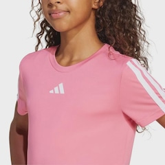 Camiseta adidas 3 Stripes Infantil - Foto 3