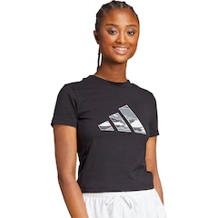Cropped adidas Camuflado Feminino - Foto 1